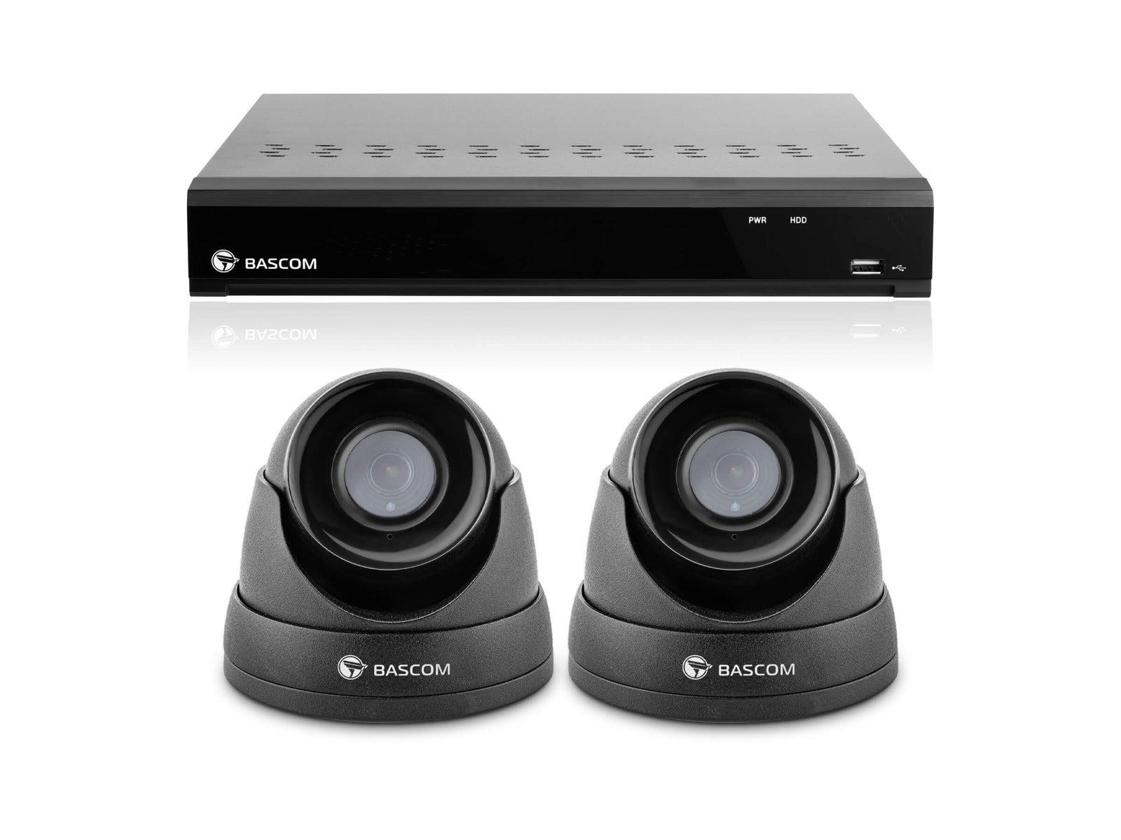 Bekabeld 2-dome-systeem