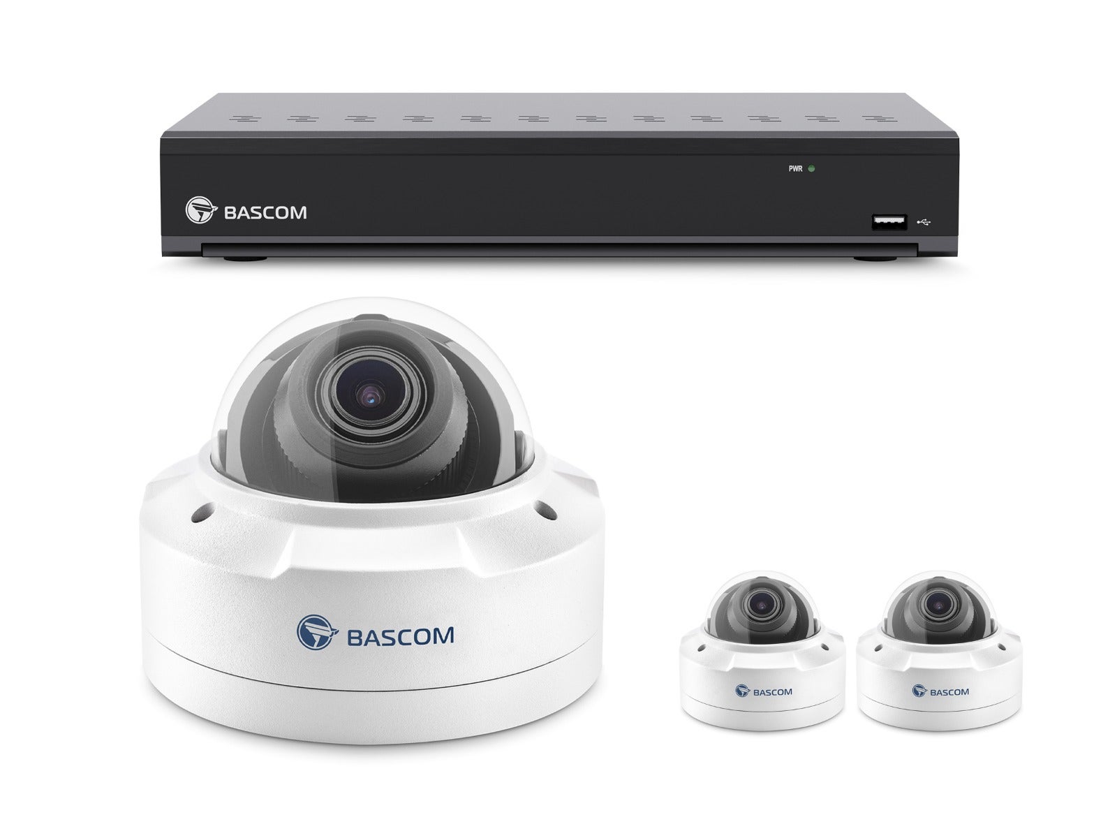 Bekabeld 2-dome-systeem PLUS