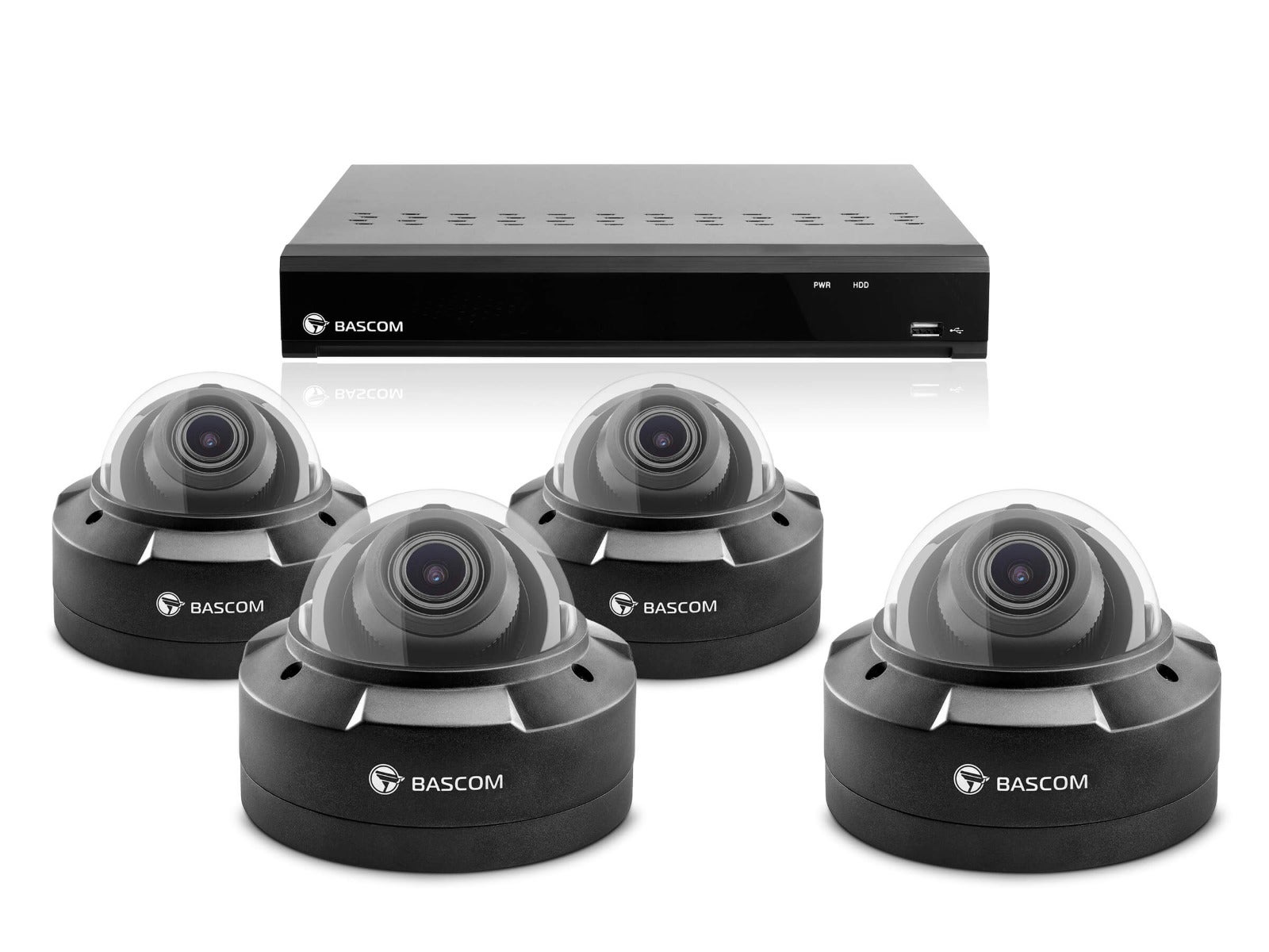 Draadloos 4-dome-systeem PLUS