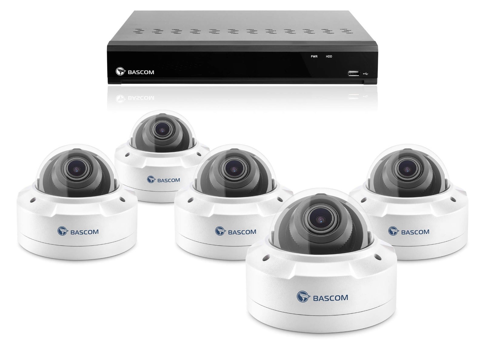 Bekabeld 5-dome-systeem PLUS