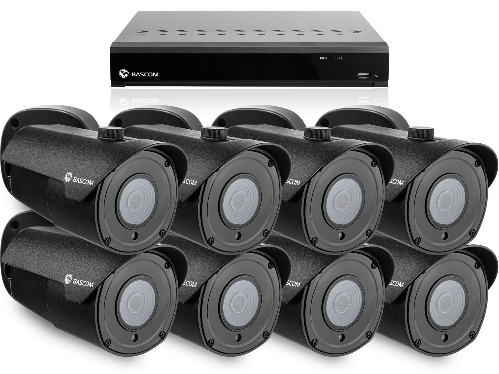 Bekabeld 8-bullet-systeem