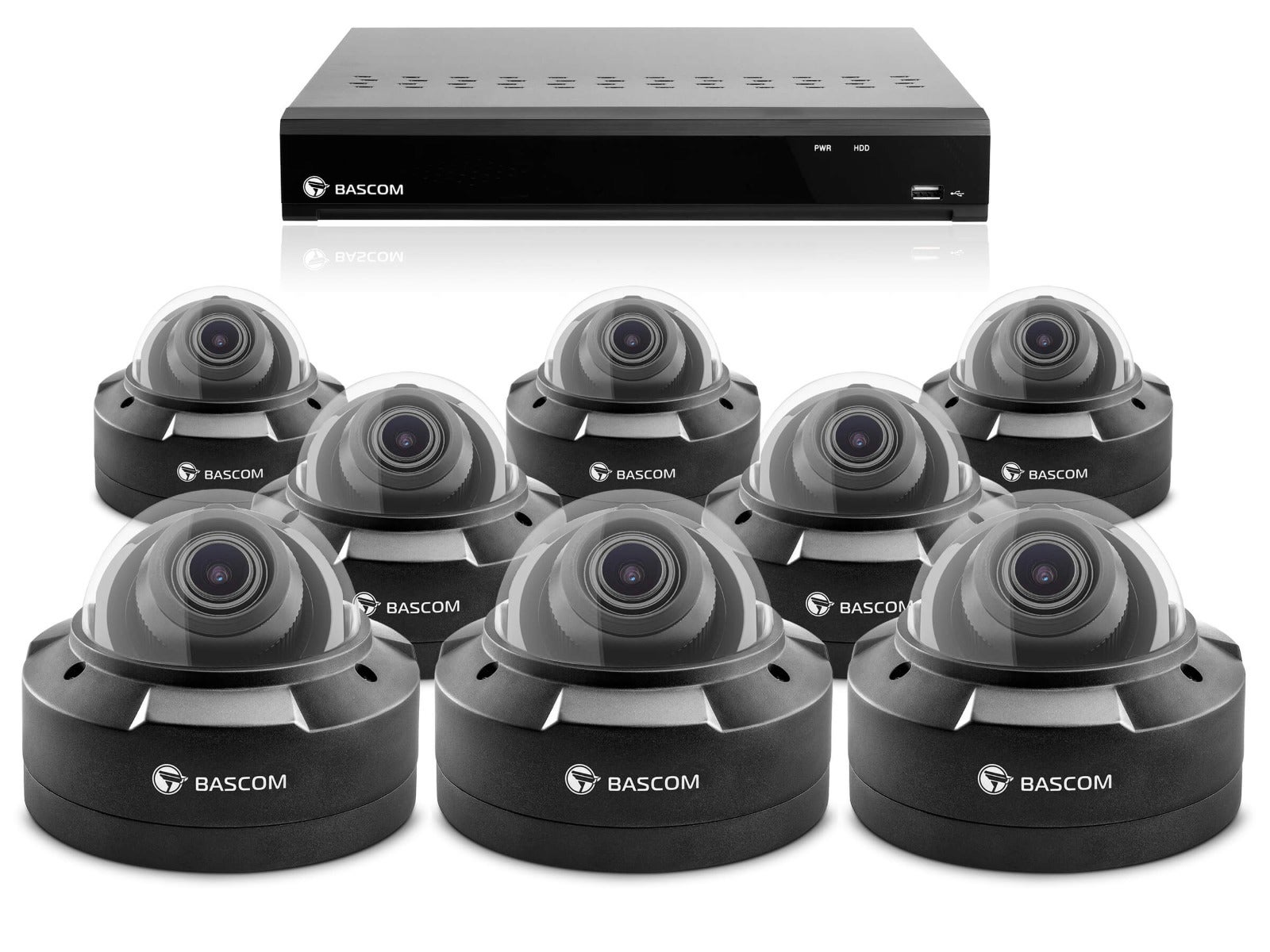 Draadloos 8-dome-systeem PLUS