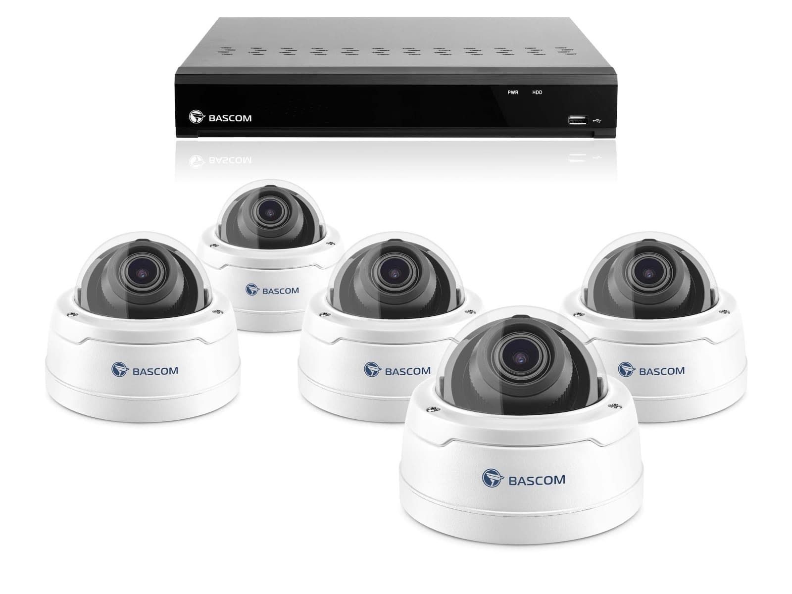 Bekabeld 5-dome-systeem PRO