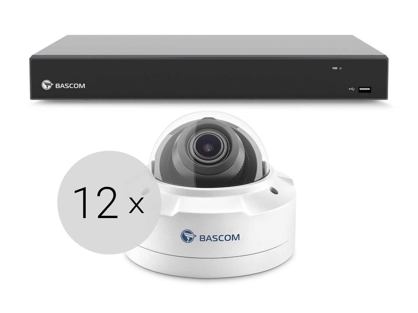 Bekabeld 12-dome-systeem PLUS Bekabeld 12-dome-systeem PLUS