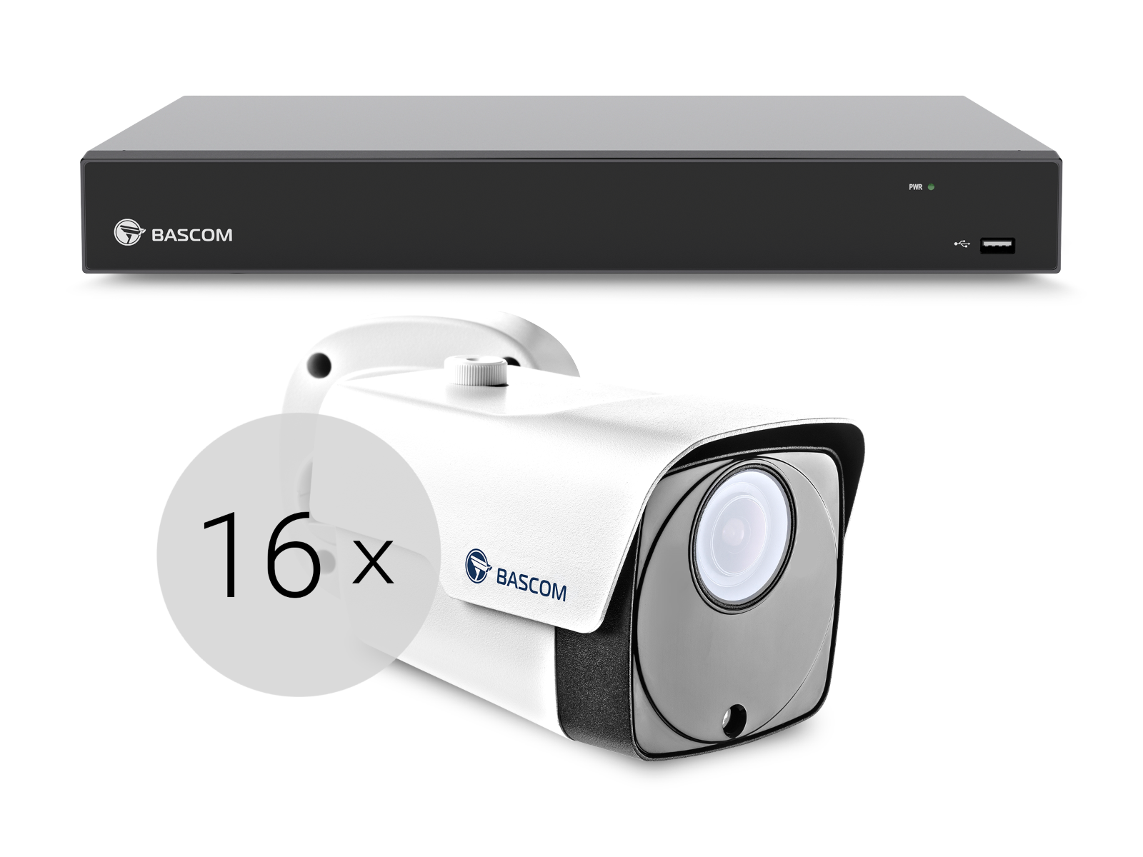 Bekabeld 16-bullet-systeem PLUS Bekabeld 16-bullet-systeem PLUS