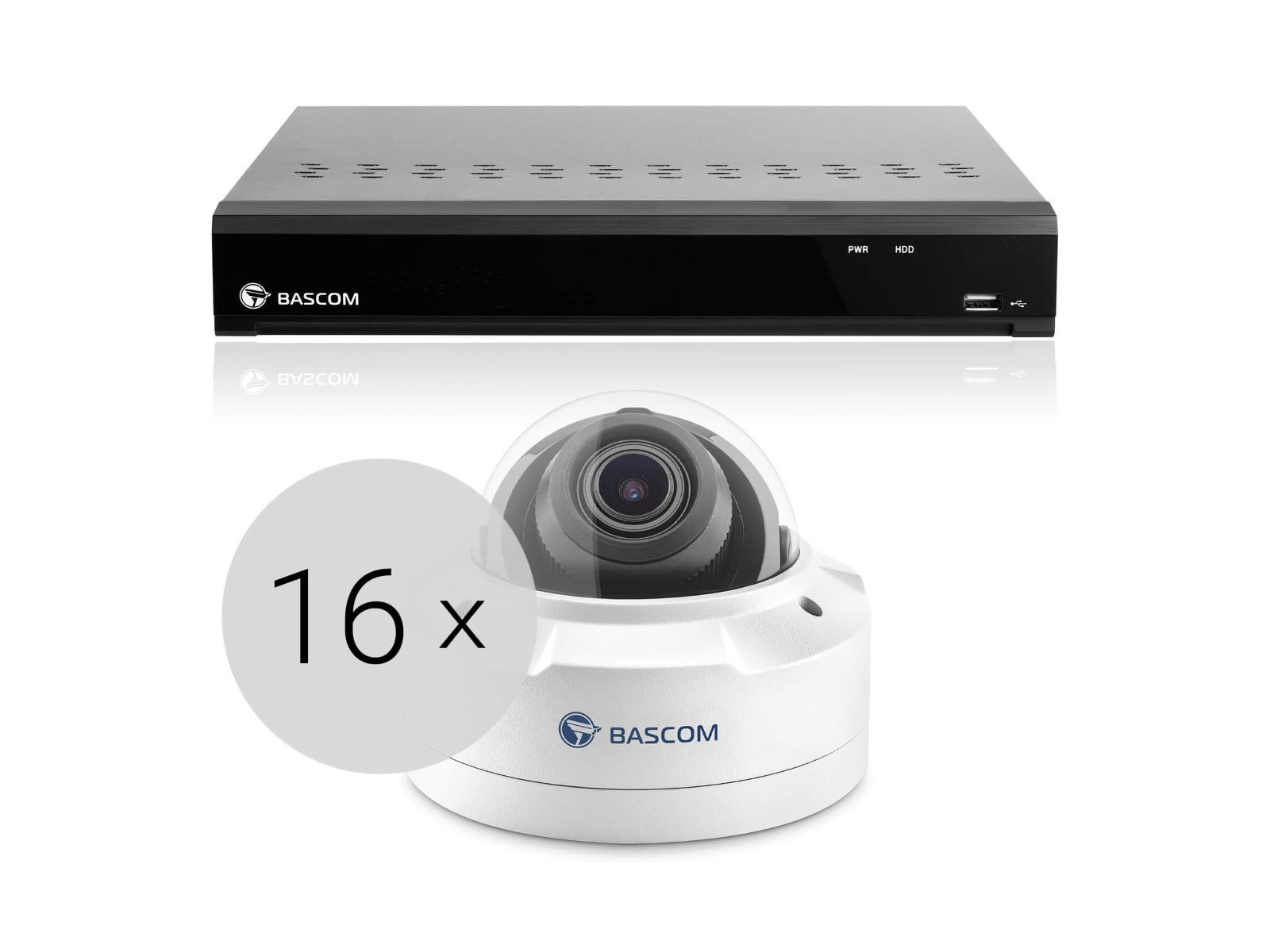 Draadloos 16-dome-systeem PLUS