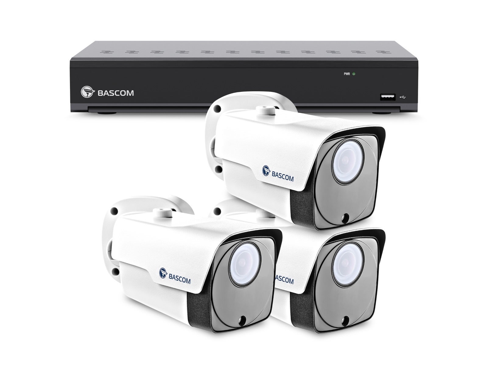Bekabeld 3-bullet-systeem PLUS