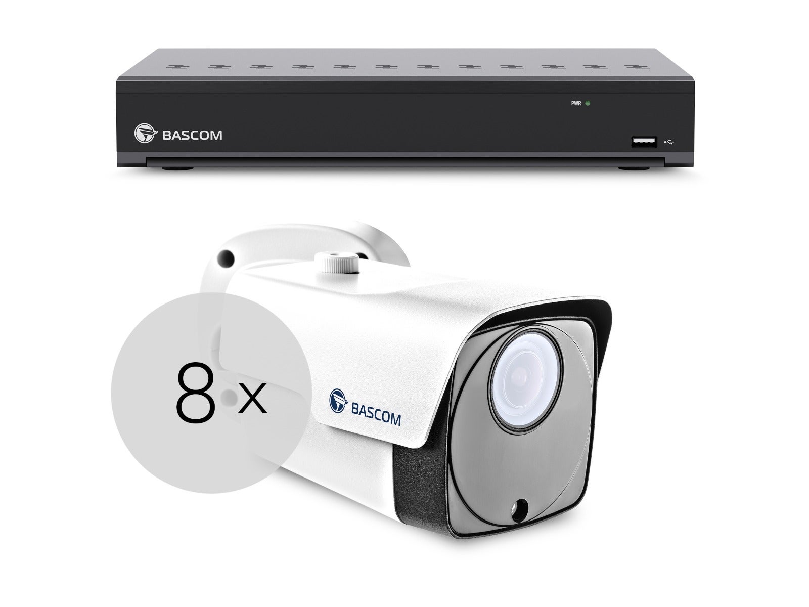 Bekabeld 8-bullet-systeem PLUS