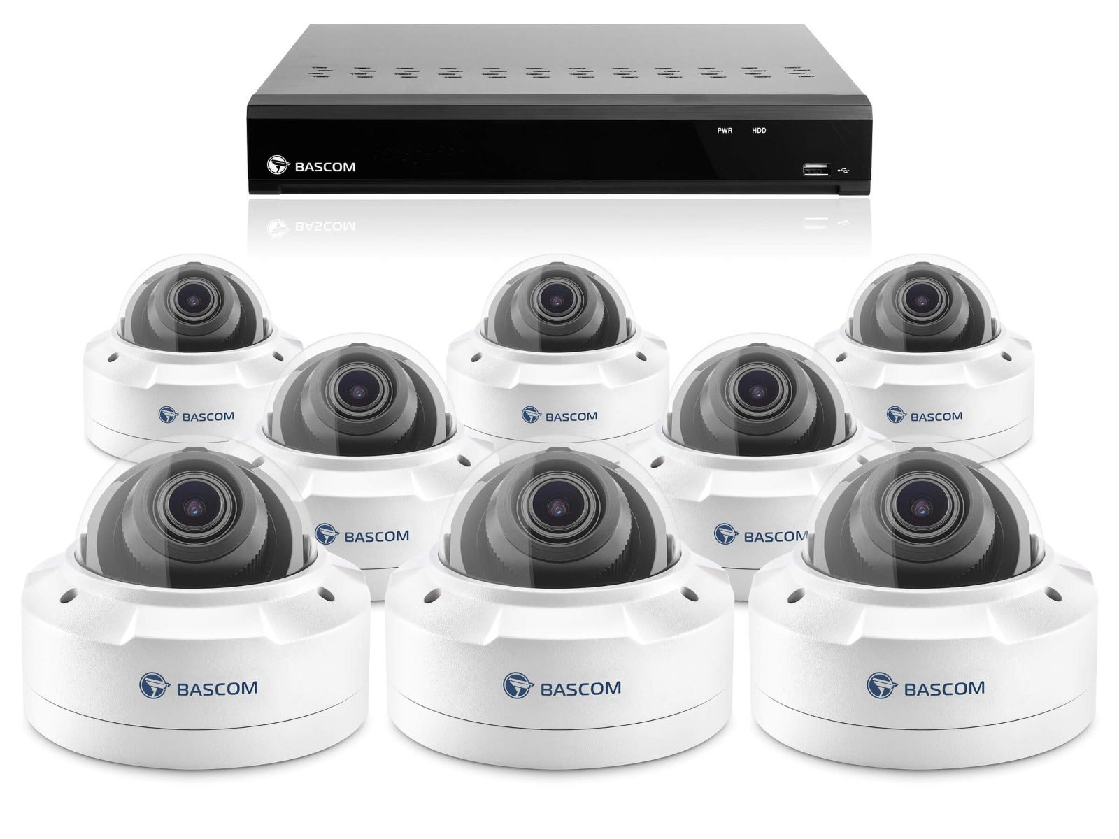 Draadloos 8-dome-systeem PLUS